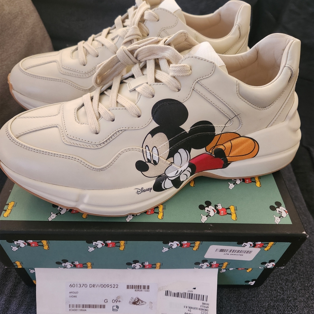 GUCCI RHYTON DISNEY MICKEY MOUSE SNEAKERS BNWT